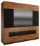 Hall d'entrée Armoire, Couleur: Noix / Noir 210x224x62 cm Abbildung