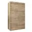 Armoire à portes coulissantes / Penderie Pilatus 02, Couleur : Chêne de Sonoma - Dimensions : 200 x 120 x 62 cm (H x L x P)