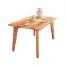 Table basse Wooden Nature Premium Timaru 04 en hêtre massif huilé - Dimensions : 80 x 60 x 48 cm (L x P x H)