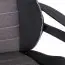 Chaise de bureau ergonomique Apolo 53, Couleur : Noir / Gris / Blanc, dossier avec revêtement respirant