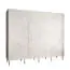 Grande armoire à 10 compartiments Jotunheimen 47, couleur : blanc - Dimensions : 208 x 250,5 x 62 cm (H x L x P)