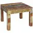 Table de salon carrée, en bois massif, Couleur : Manguier - Dimensions : 60 x 60 cm (l x p)