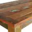 Table de salle à manger en bois massif de manguier, couleur : manguier - Dimensions : 120 x 70 cm (l x p)