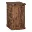 Armoire-bar exclusive en bois massif de Sheesham, Couleur : Sheesham - Dimensions : 91 x 64 x 50 cm (H x L x P), avec motif unique de carreaux de faïence