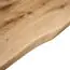 Table de salle à manger Taranaki 03 en chêne sauvage massif huilé - Dimensions : 140 x 90 cm (L x P)