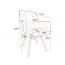 Chaise pivotante Maridi 273, Couleur : Gris - Dimensions : 93 x 62 x 64 cm (h x l x p)