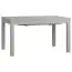 table de salle à manger extensible, couleur : gris - Dimensions : 140 - 340 x 90 cm (L x P)