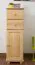 Commode en bois de pin massif naturel 031 - Dimensions 122 x 40 x 47 cm (H x L x P)