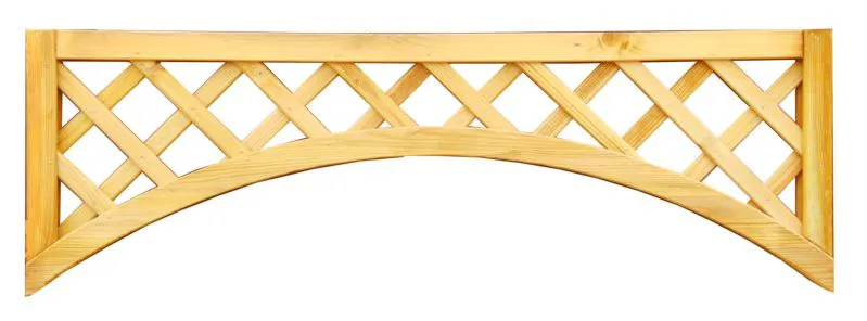 Treillis supérieur pour pavillon Vitalba - Dimensions : 120 x 40 cm (l x h)