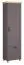 Armoire Cuenca 07 | Espace optimisé | Chêne / Gris | 209 x 60 x 39 cm