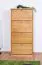 Armoire à chaussures en pin massif, couleur aulne Junco 210 - Dimensions : 150 x 70 x 28 cm (H x L x P)