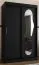 Armoire / Penderie à portes coulissantes Lagginhorn 07, Couleur : Noir, une porte miroir, largeur 1,2 mètres, cinq casiers, rails en aluminium, deux tringles à vêtements