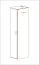 Armoire suspendue / Couleur : Chêne Hickory Jackson / 3 tablettes en bois / Fonction push-to-open / 1 porte battante / Dimensions : 40 x 29 x 170 cm / 4 compartiments