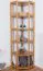 Étagère / tablette d'angle en pin massif couleur aulne Junco 58 - Dimensions : 200 x 71 x 54 cm (H x L x P)