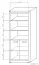 Armoire Kundiawa 31, couleur : chêne Sonoma clair / chêne Sonoma foncé - Dimensions : 200 x 80 x 40 cm (H x L x P)