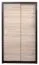 Armoire à portes coulissantes / penderie Sepatan 07, couleur : Wenge / Chêne de Sonoma - Dimensions : 210 x 120 x 60 cm (H x L x P)