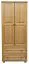 Bois massif-Armoire Pin, Couleur: Naturel 190x90x60 cm Abbildung