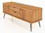 Commode Rolleston 09 en bois massif de cœur de hêtre huilé | 57 x 144 x 46 cm | Design naturel et raffiné