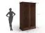 Penderie / Armoire à portes battantes / Pin finlandais massif / Veinage naturel / Couleur : Tabacco / Style à la fois classique et moderne / Dimensions : 212,5 x 129 x 63 cm