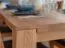 Grande table de salle à manger Triouzoune 01, en chêne massif, quatre pieds, surface huilée, dimensions : 75 x 200 x 100 cm, minimaliste et intemporelle