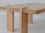 Table basse / Couleur : chêne naturel / Bois massif / Chêne huilé / Pierre de travertin / 102 x 60 x 41,5 cm / Pieds robustes / Style minimaliste