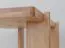 Table basse / Couleur : chêne naturel / Bois massif / Chêne huilé / Pierre de travertin / 102 x 60 x 41,5 cm / Pieds robustes / Style minimaliste