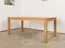Table de salle à manger Wooden Nature 417 chêne massif huilé - 180 x 90 cm (L x P)