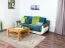Table basse Wooden Nature 420 | Chêne massif | 80 x 80 x 45 cm | Design moderne et robuste
