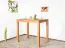Table haute Wooden Nature 119 coeur de hêtre massif - 120 x 80 cm (L x P)