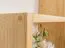 Étagère murale en pin massif naturel Junco 281 | 120 x 146 x 20 cm | 6 compartiments | Design moderne