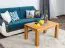 Table basse en pin massif finition couleur érable Junco 484 | 90 x 60 x 50 cm | Design moderne et robuste