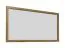 Selun 16 - Miroir mural | Finition chêne foncé | 85 x 123 x 7 cm | Design moderne