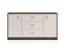 Buffet / Commode Mackenzie 04 / Dimensions : 160 x 40 x 85 cm / 3 tiroirs / 2 portes / Couleur : Chêne Dunin / Cachemire brillant / Poignées : Métal / Fermeture en douceur