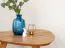 Table basse ovale Erdre 02 en bois massif de chêne, 96 x 65 x 47,5 cm, nombreuses possibilités de combinaisons, en chêne huilé, moderne et minimaliste, naturel