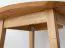 Table ronde Erdre 07 de 90 cm de diamètre, plateau de 2 cm, en chêne huilé, bois massif de chêne, 90 x 90 x 74,5 cm, esthétique et minimaliste