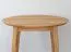 Table ronde Erdre 07 de 90 cm de diamètre, plateau de 2 cm, en chêne huilé, bois massif de chêne, 90 x 90 x 74,5 cm, esthétique et minimaliste