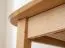 Table rectangulaire en chêne Erdre 12 en chêne huilé, extensible de 120 cm à 165 cm, rallonge du plateau de table 45 cm, 80 x 120 cm, bois massif de qualité supérieure