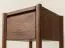 Commode d'appoint / Couleur : Tabacco / 33 x 33 x 60 cm / Table de nuit / Bois massif / 1 tiroir / Système Soft Close / Petite table d'appoint / Chêne huilé / 1 compartiment de rangement / Seille 13 / Poignée fraisée