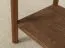 Commode d'appoint / Couleur : Tabacco / 33 x 33 x 60 cm / Table de nuit / Bois massif / 1 tiroir / Système Soft Close / Petite table d'appoint / Chêne huilé / 1 compartiment de rangement / Seille 13 / Poignée fraisée