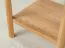 Commode d'appoint / Table de chevet / Bois massif / 1 tiroir / Système Soft Close / Petite table d'appoint / Chêne huilé / 1 compartiment de rangement / Couleur : Chêne / 33 x 33 x 60 cm / Seille 13 / Poignée fraisée