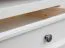 Chambre complète Gyronde 4 pièces | Pin massif blanc | Lit 160x200 cm | Rangement optimal