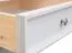 Chambre complète Gyronde 4 pièces | Pin massif blanc | Lit 160x200 cm | Rangement optimal