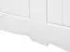 Chambre complète Gyronde 4 pièces | Pin massif blanc | Lit 160x200 cm | Rangement optimal