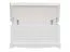 Coffre Gyronde 38, pin massif, laqué blanc - 51 x 112 x 45 cm (H x L x P)