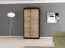 120 cm de large Armoire avec 5 casiers et 2 portes | Couleur: Noir Abbildung