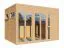 Bois-Abri de jardin 2,4 x 3,36 mètres (incl. toit) | Laissé naturel | Abbildung