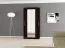 120 cm de large Armoire à portes coulissantes avec 2 portes | 5 casiers | 2 tringles à vêtements | Couleur: Noir Abbildung