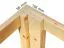 Bois-Abri de jardin 2,28 x 3,45 mètres (incl. toit) | Anthracite | toit plat Abbildung