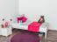 Cadre de lit pour enfants / Lit pour enfant 100 x 200 cm | Bois massif: Pin | Laqué Blanc Abbildung