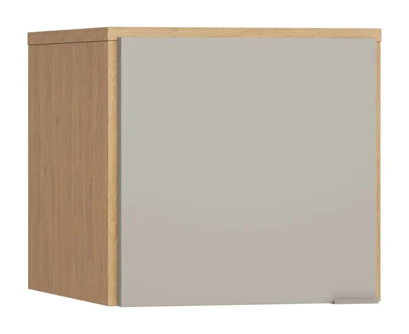 Élément pour armoire à une porte Nanez 12, couleur : chêne / gris - Dimensions : 45 x 47 x 57 cm (H x L x P)